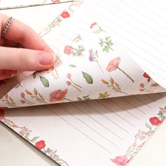 Vintage Botanical Letter Collection - Set of 6