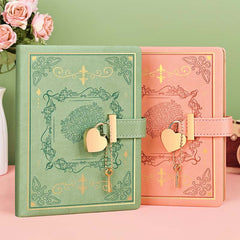 Blooming Secrets Heart Lock Journal