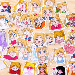 Sailor Moon Stickers - Excited Usagi