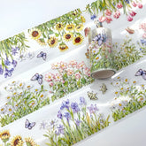 Flowering Shrubs Clear Masking Tape - Extra Wide