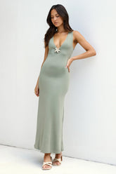 Starfish Love Maxi Dress Green
