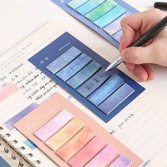 Watercolor Index Sticky Notes