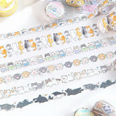 Doki-Doki Kitty Die-Cut Masking Tapes