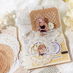 Vintage Crochet Paper Set