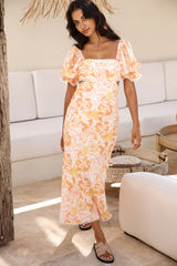 Sunrise Hue Maxi Dress Orange