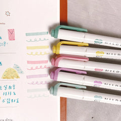 Zebra Mildliner Double Sided Highlighters - NEW COLORS