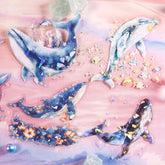 Deep Ocean Holo Whale Stickers - Limited Edition