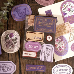 Vintage Seal Boxed Journaling Stickers