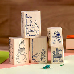 Beverly Studio Ghibli Wooden Stamps