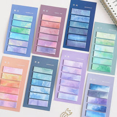 Watercolor Index Sticky Notes