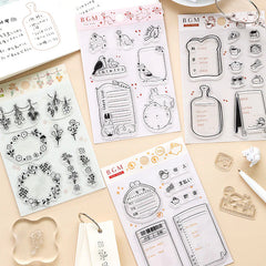 BGM Clear Stamp - Flowers