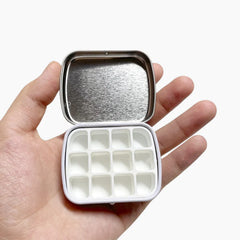 Compact Artist's Watercolor Tin Box