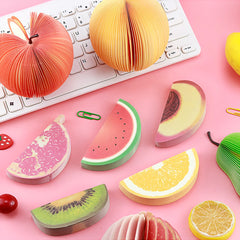 3D Fruit Memo Pad