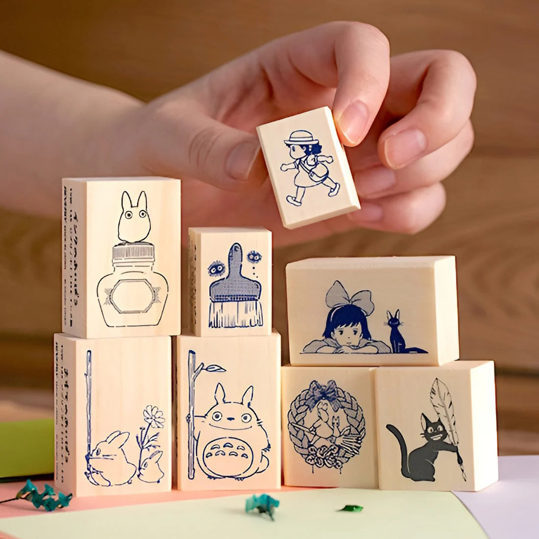 Beverly Studio Ghibli Wooden Stamps