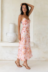Bed Of Roses Maxi Dress Pink