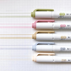 Zebra Mildliner Double Sided Highlighters - Mild Natural